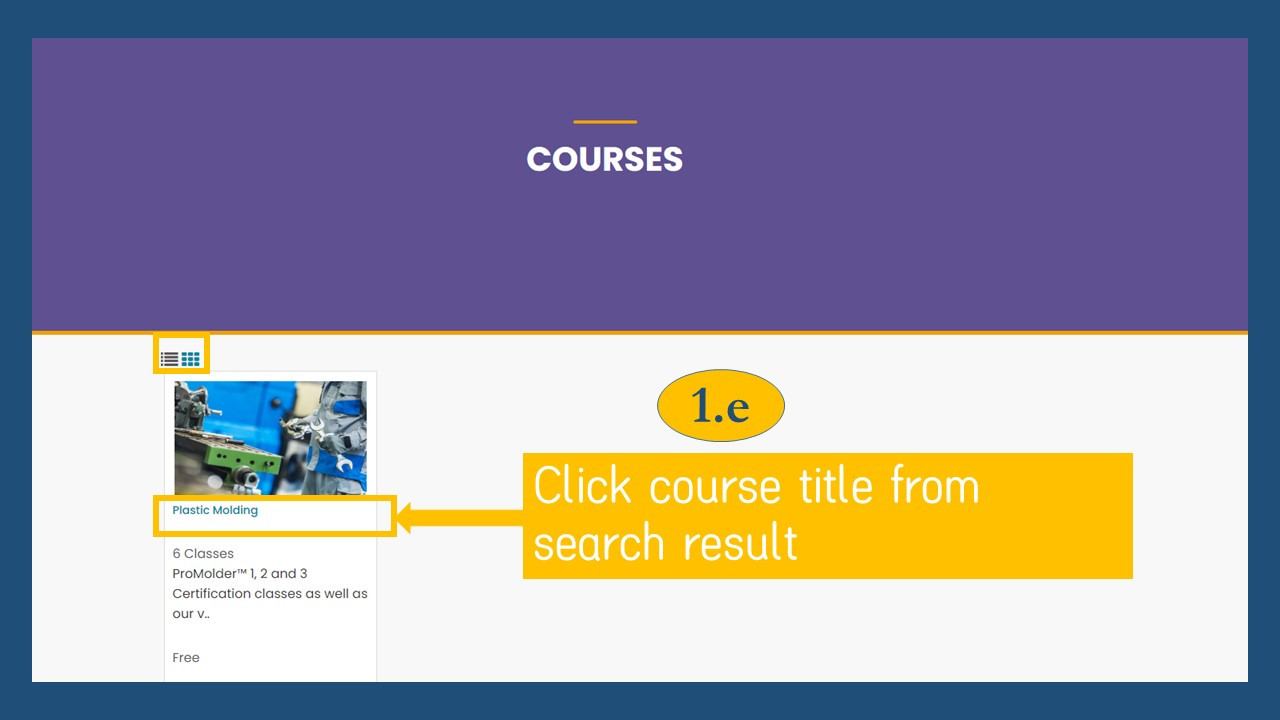 how to find a course step 4